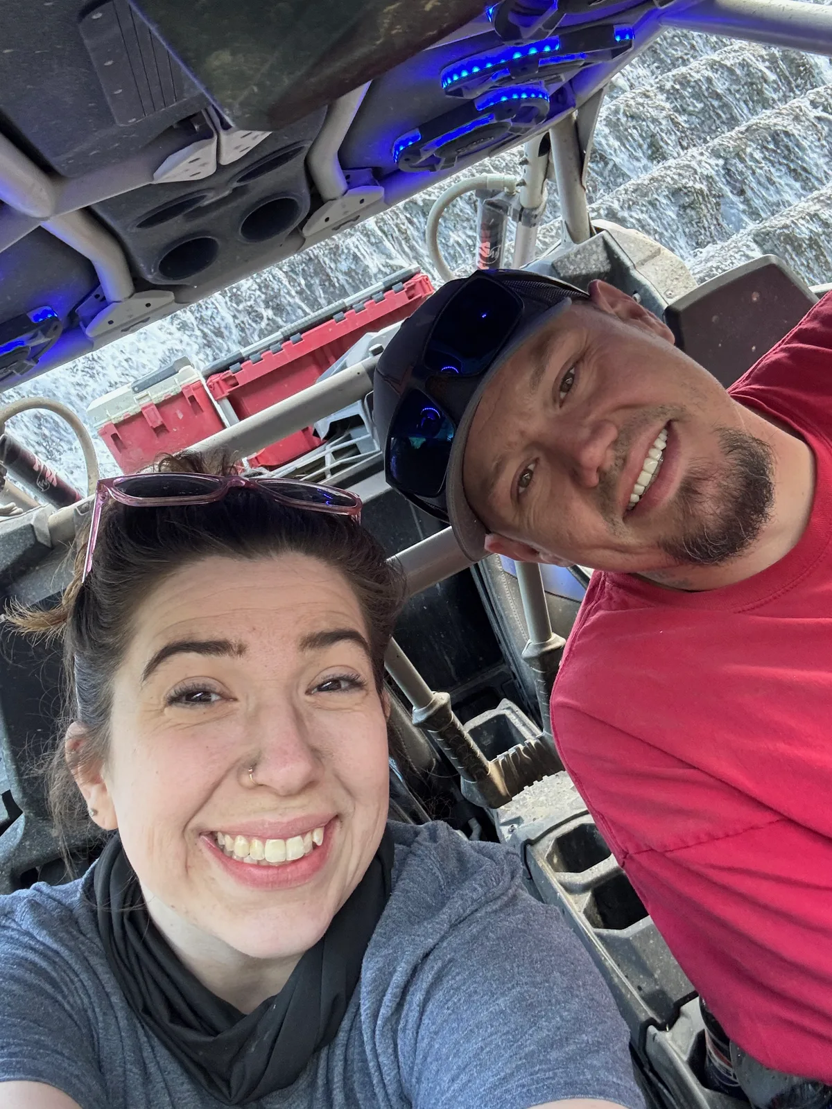 Andrew and Brandy on trail in Virginia